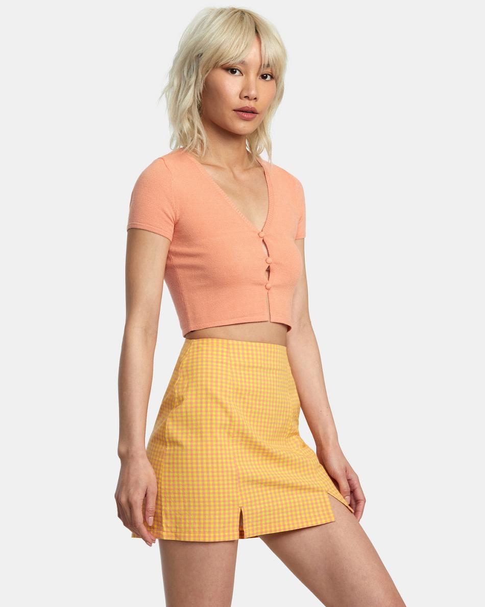 Lilikoi Rvca Brightside Mini Women's Skirts | TUSPQ40752