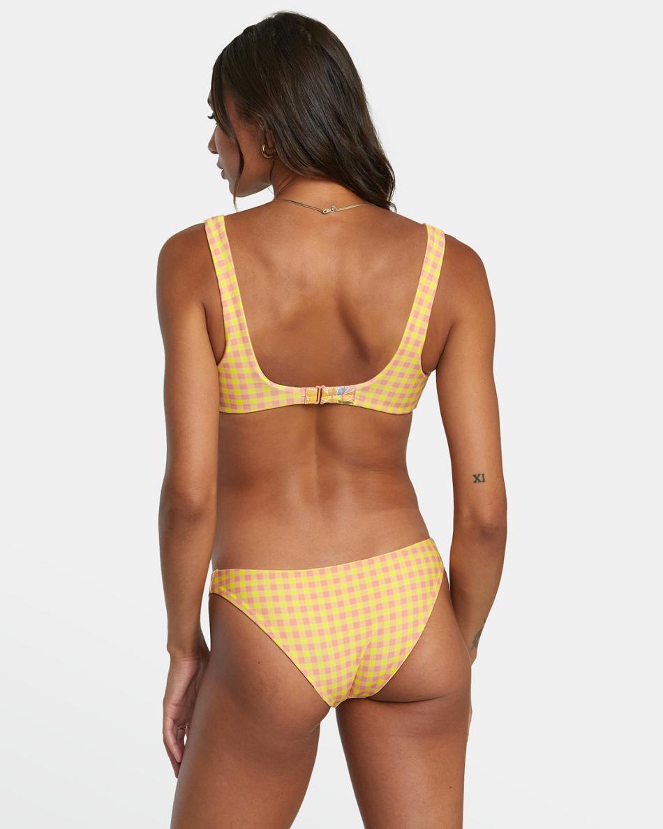 Lilikoi Rvca Sunkissed Square Women's Bikini Tops | GUSEC45267