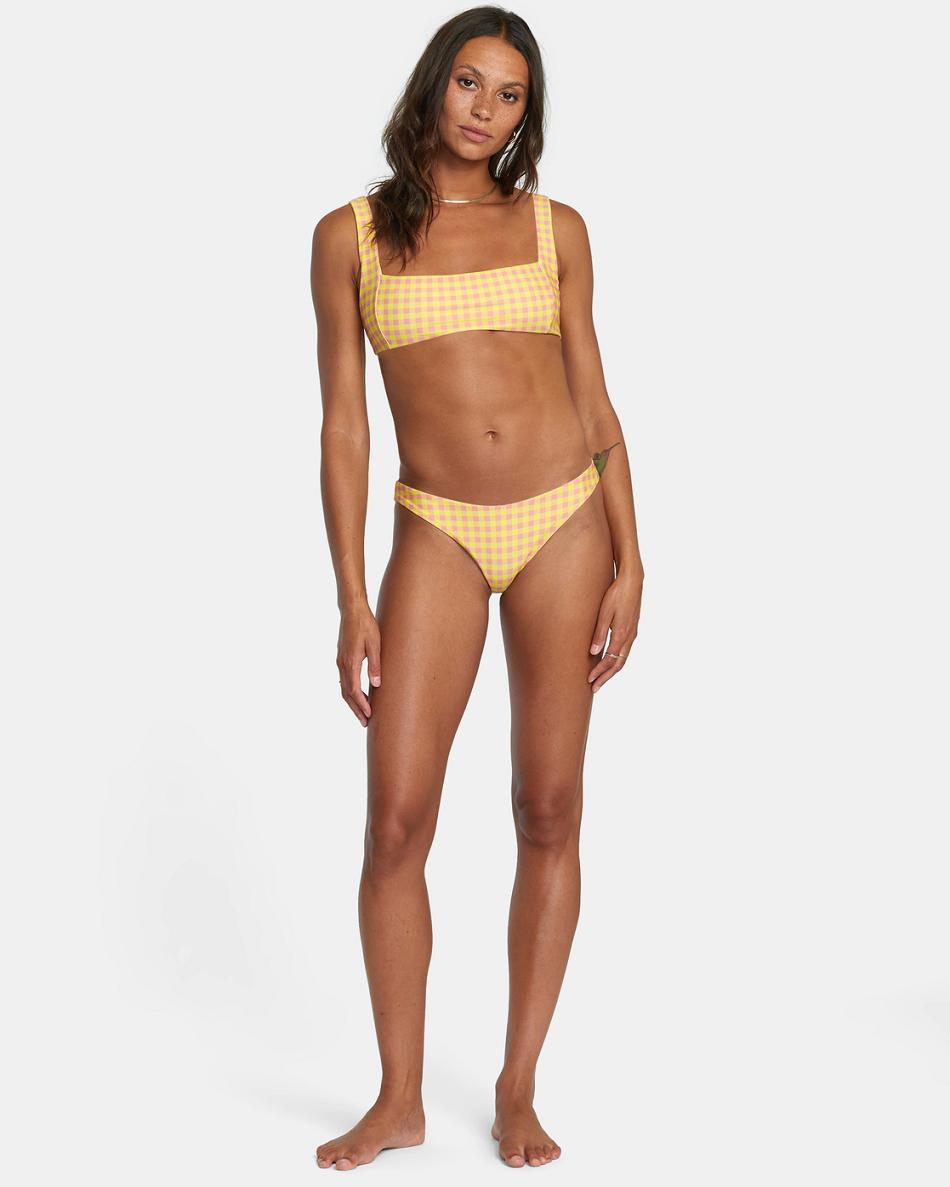 Lilikoi Rvca Sunkissed Square Women's Bikini Tops | GUSEC45267