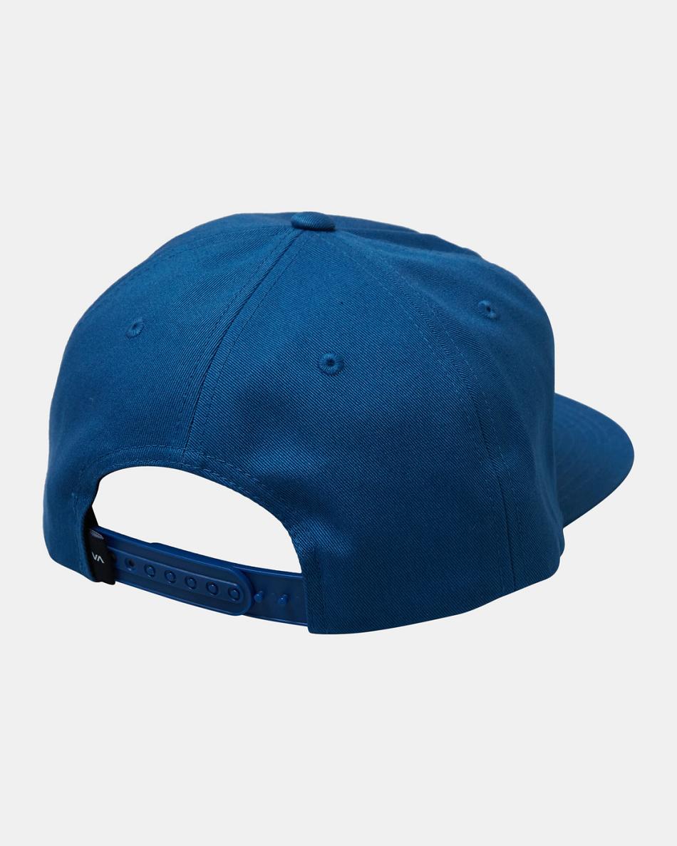 Mallard Blue Rvca Freeman Snapback Men's Hats | QUSUV28077