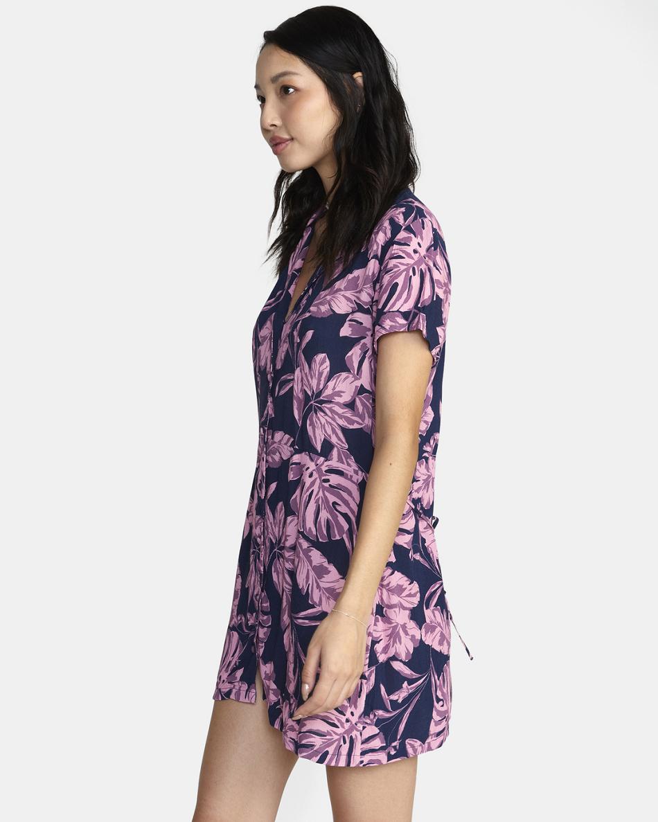 Midnight Rvca Note To Self Women's Dress | QUSWA45170