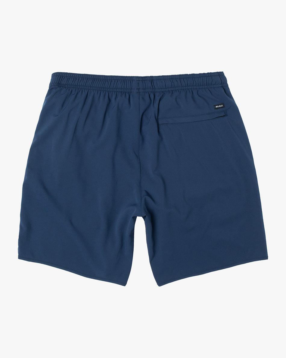 Midnight Rvca Yogger Stretch Elastic 15 Boys' Shorts | USQAV85694