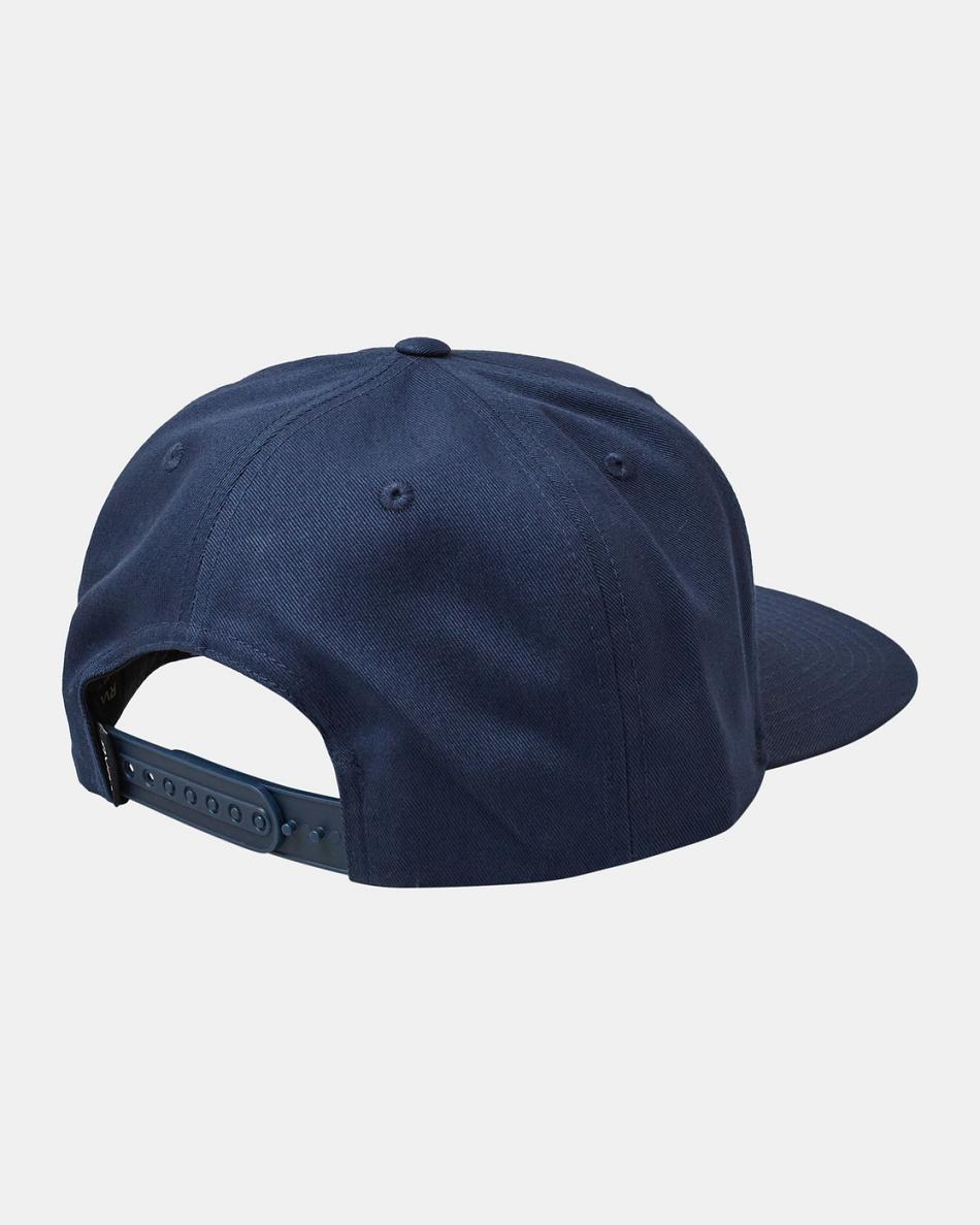 Moody Blue Rvca Big Balance Snapback Men's Hats | AUSWC41015