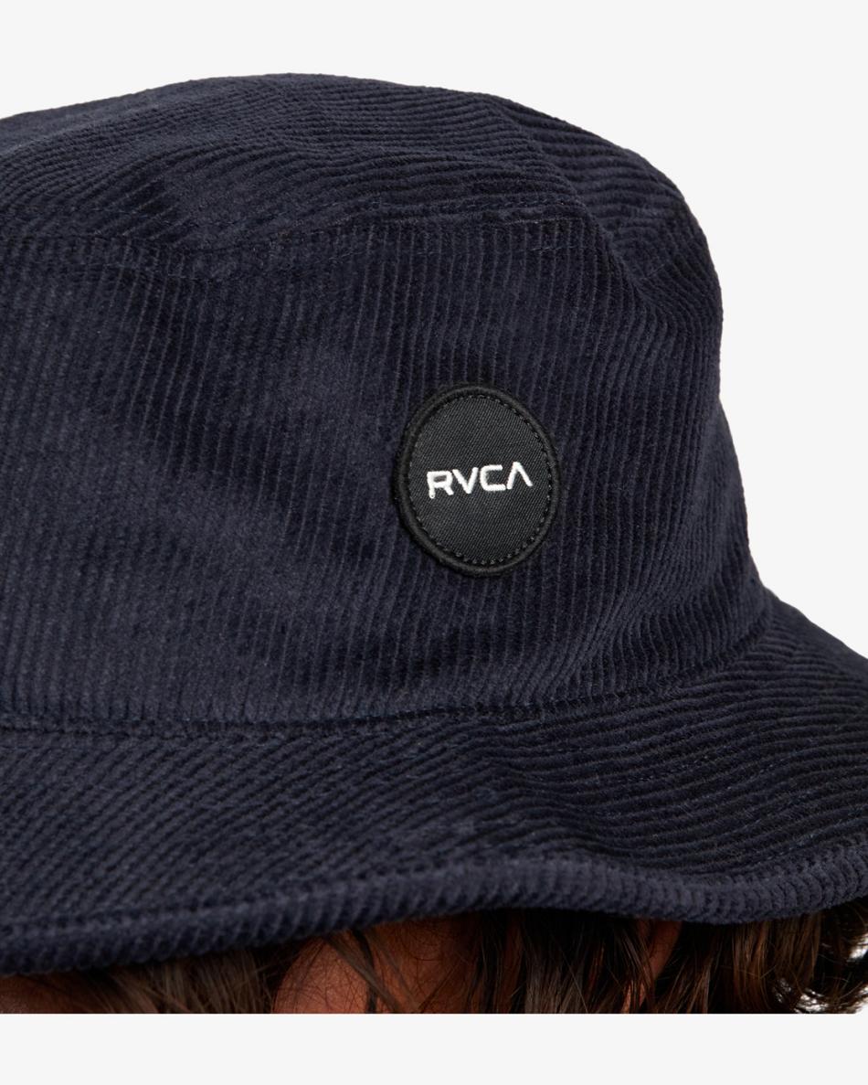 Moody Blue Rvca Chunky Cord Bucket Men's Hats | BUSSO68434
