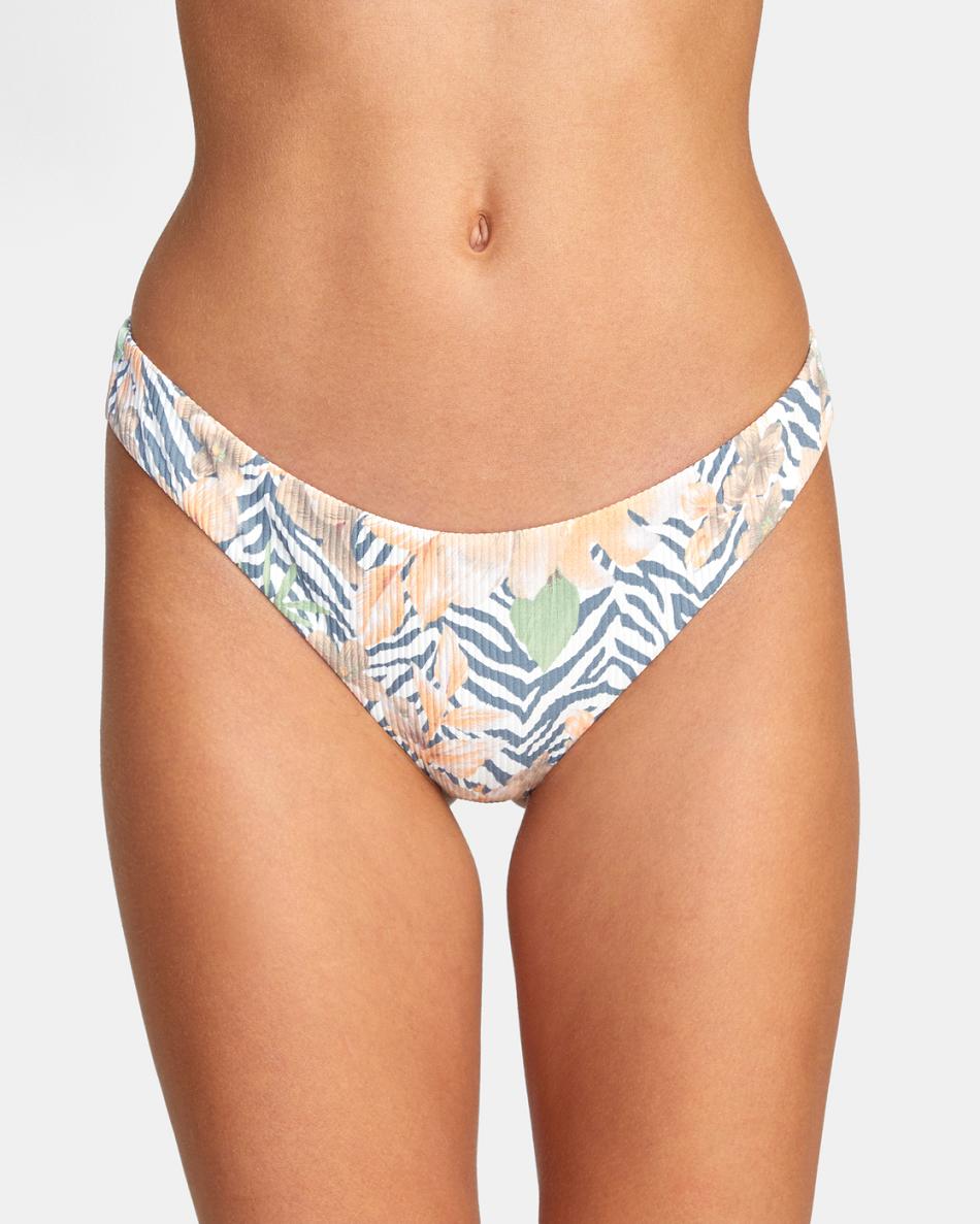 Multi Rvca Bazaar Cheeky Women's Bikini Bottoms | QUSWA80442