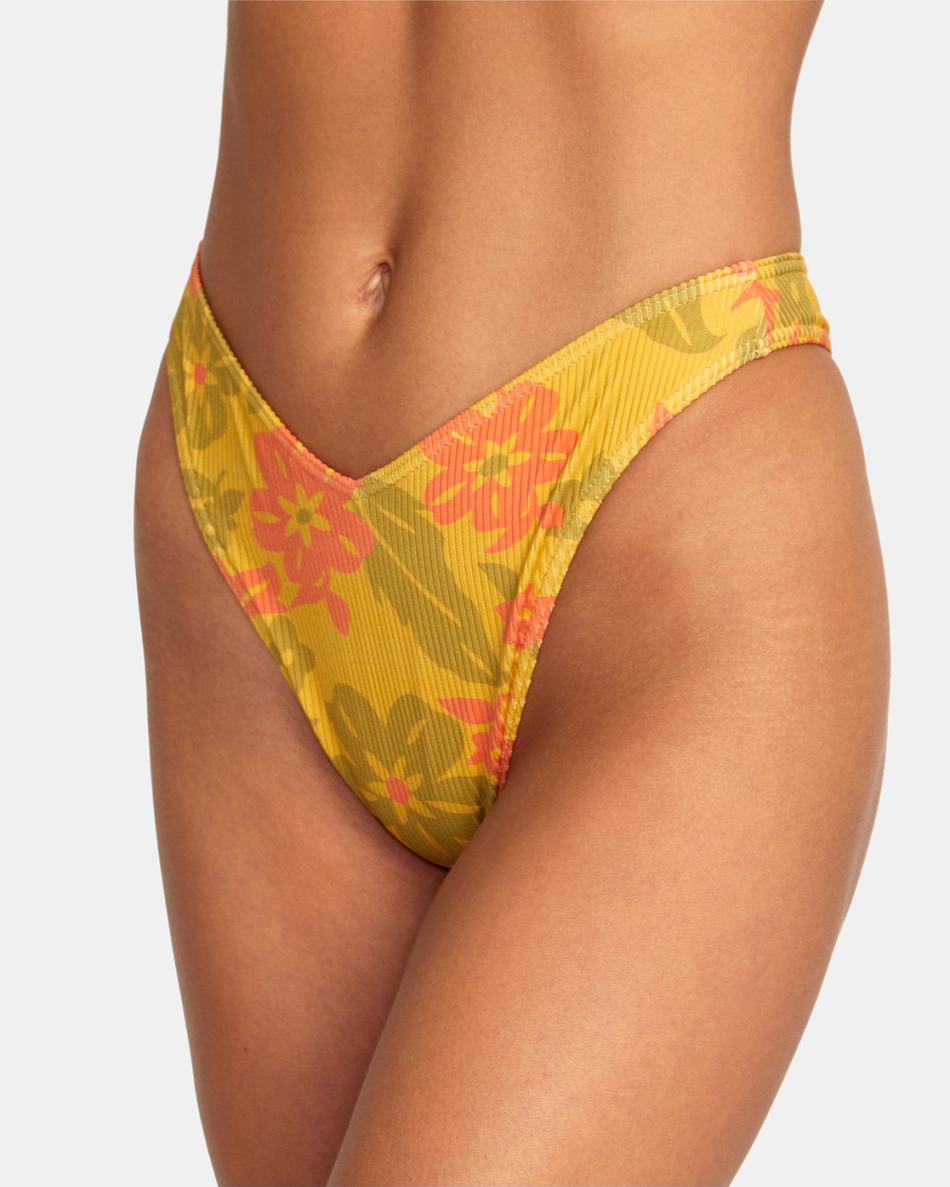 Multi Rvca Kona French Women's Bikini Bottoms | USNEJ51537
