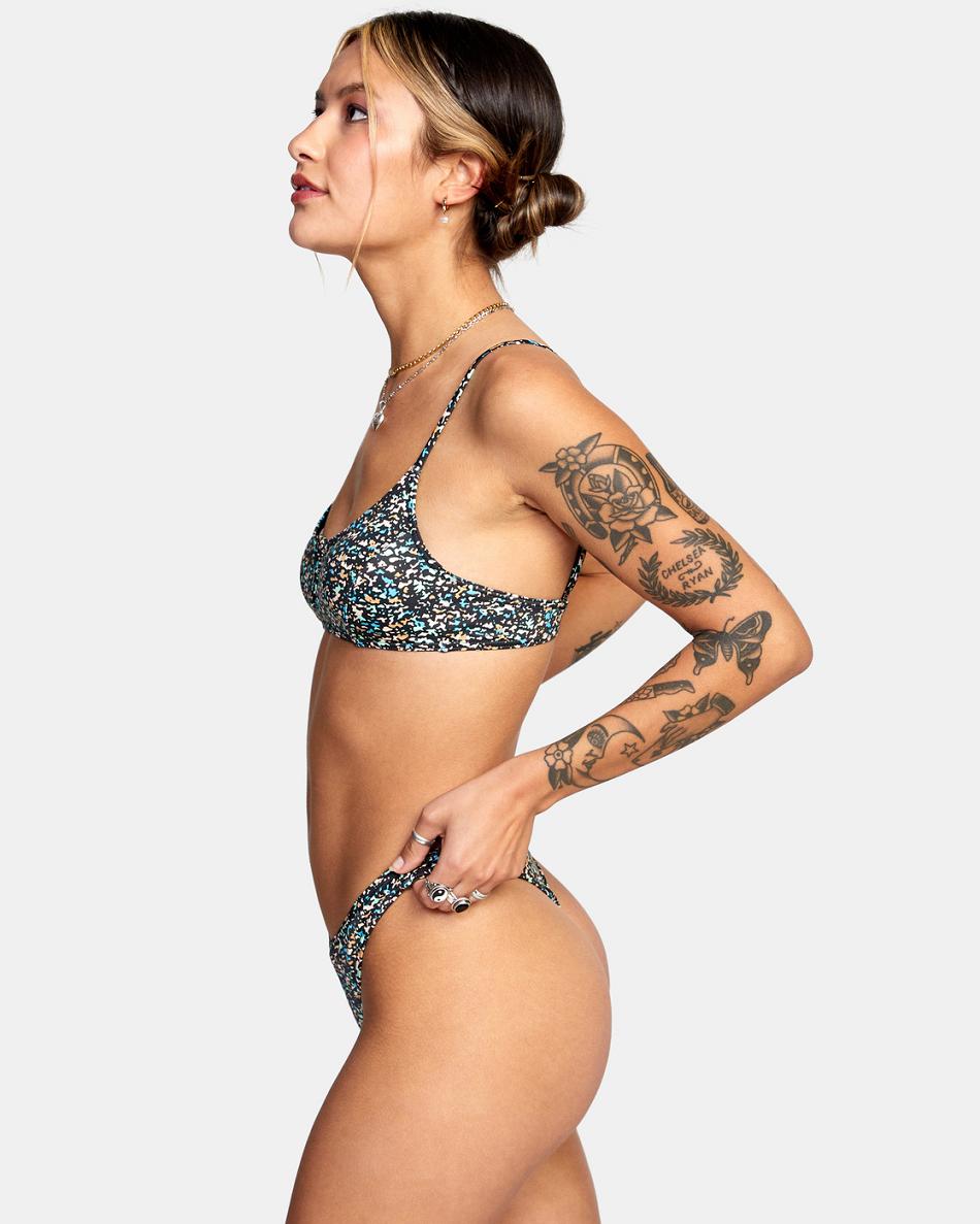 Multi Rvca No Matter V-Wire Women's Bikini Tops | USEGJ87151