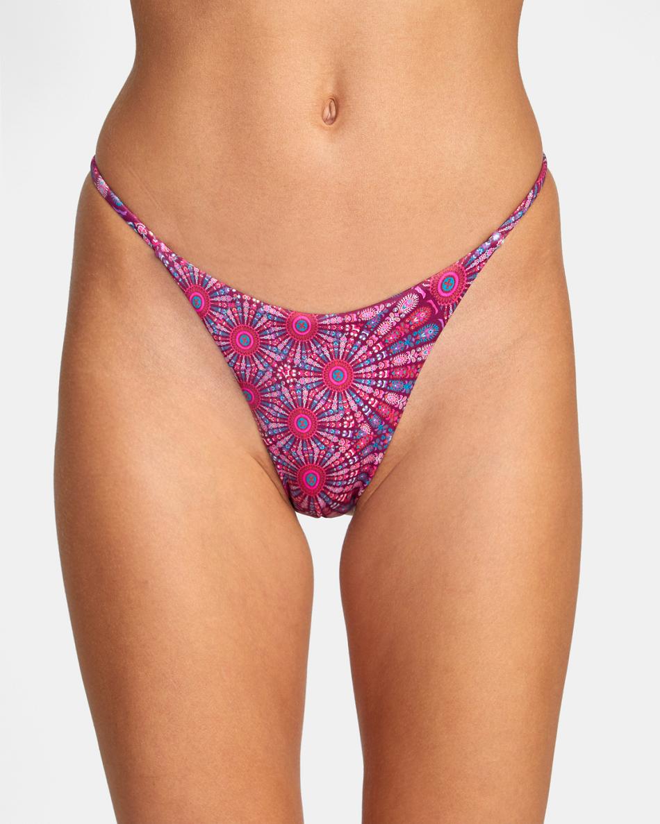 Multi Rvca Psilocin Skimpy French Women's Bikini Bottoms | USEAH77144