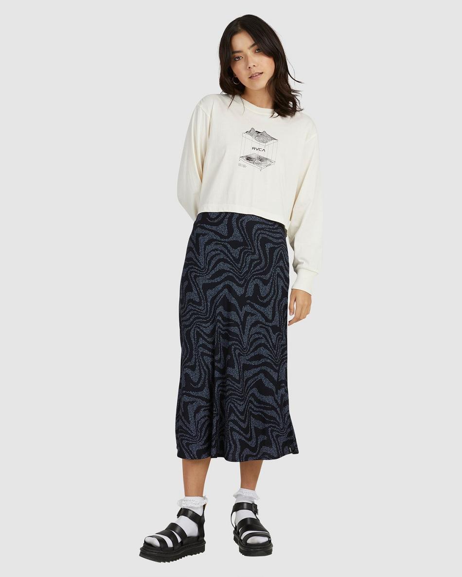 Multi Rvca Strata Annika Women's Skirts | TUSWZ49388