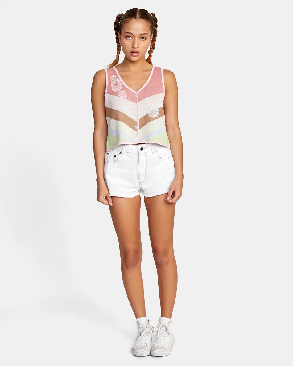 Multi Rvca The Trouble Women's Tanks | USEGJ72170