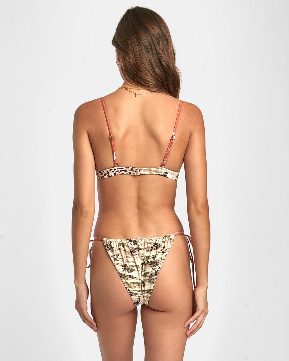 Multi Rvca Tossed Underwire Women's Bikini Tops | SUSVO23190