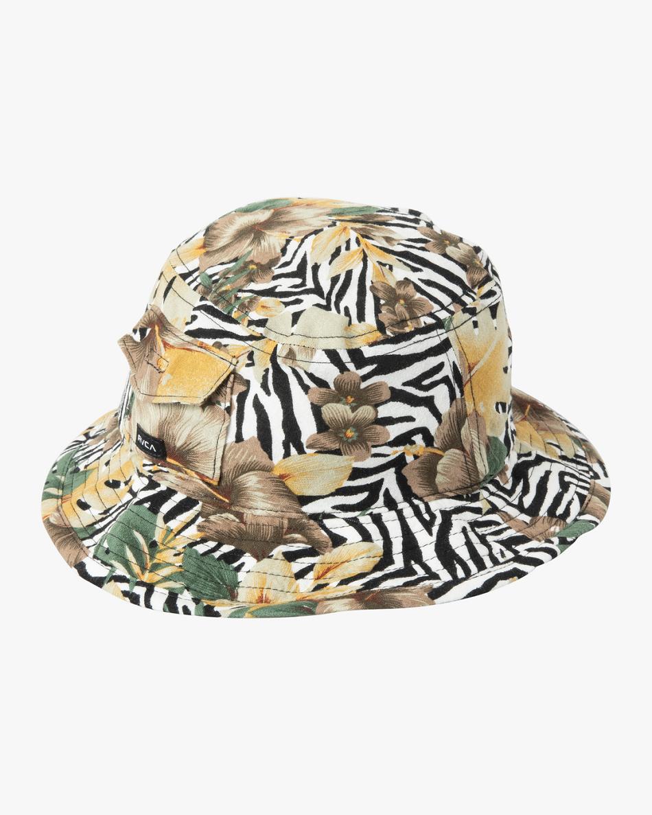 Natural Rvca Seasons Bucket Men\'s Hats | USQCS72237