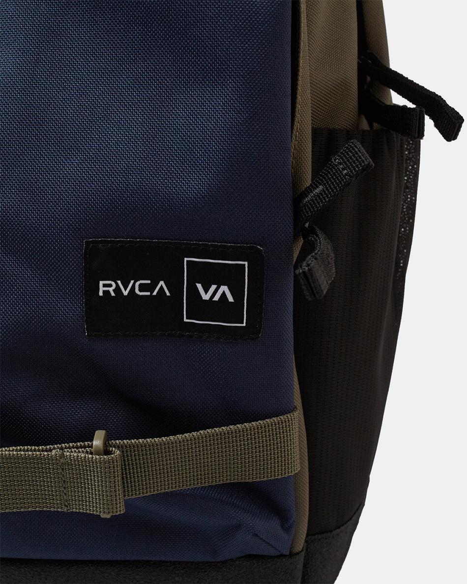 Navy Rvca Curb Skate 29 L Skate Men's Bags | TUSPQ53407