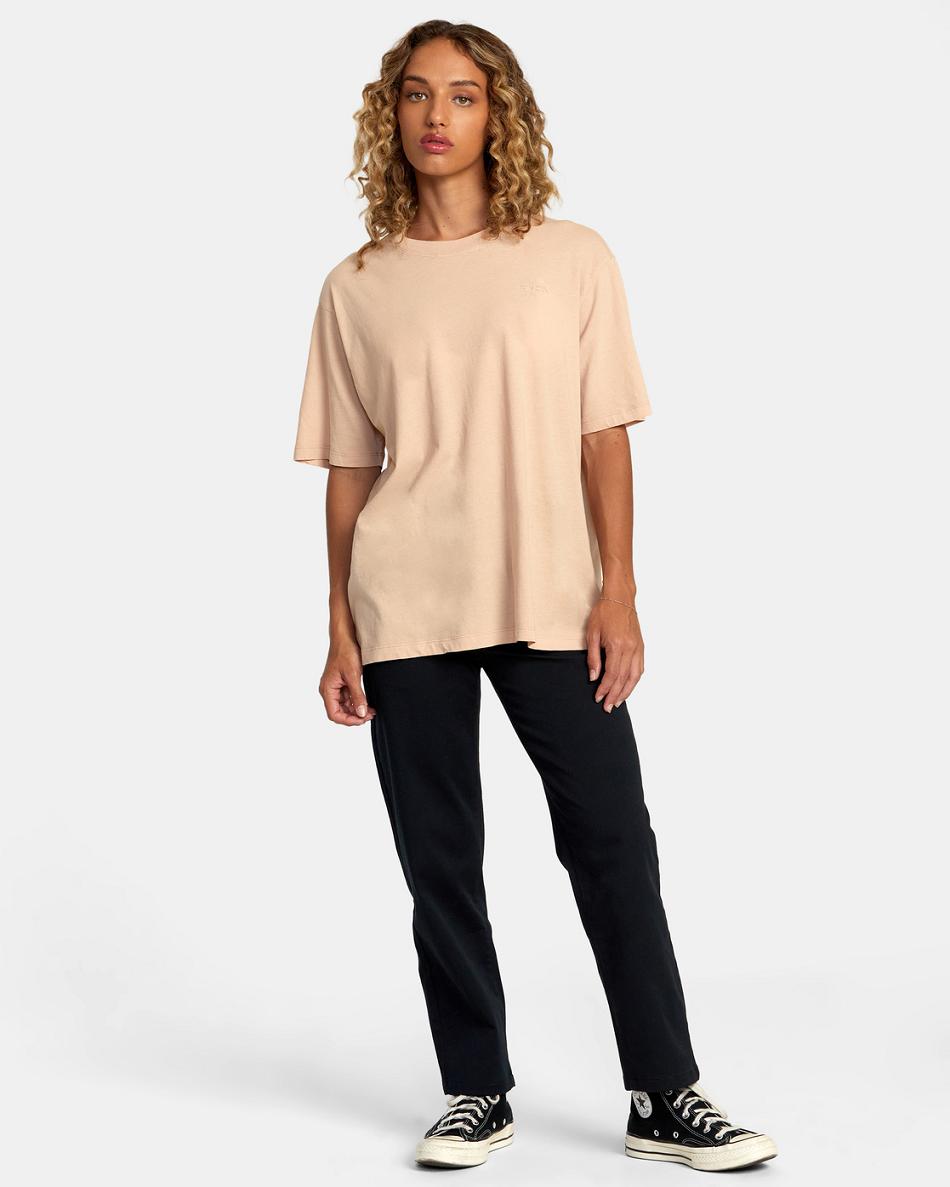 Nude Rvca PTC Anyday Women's T shirt | USNZX56683