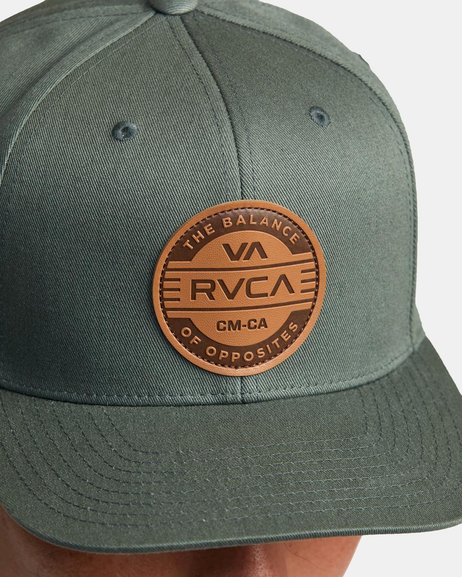 Olive Rvca Atlas Snapback Men's Hats | EUSHC10699