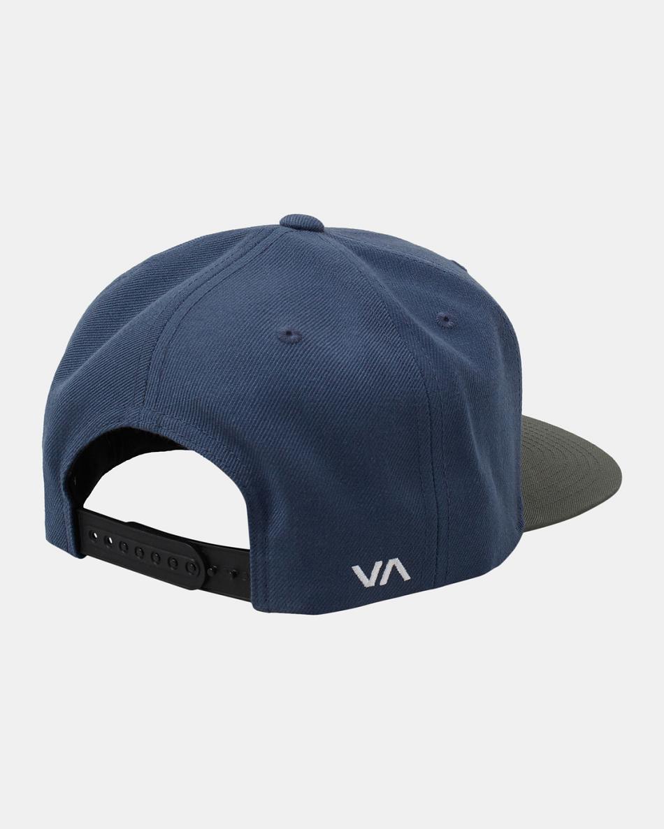 Olive Rvca Twill Snapback II Men's Hats | USQCS18886