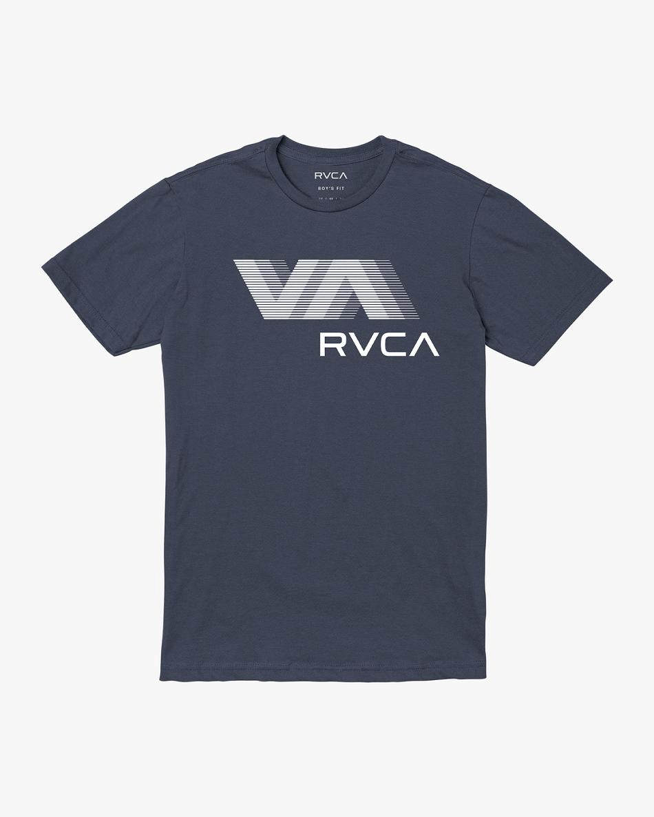 Ombre Blue Rvca VA RVCA Blur Boys\' Tanks | EUSHC60508