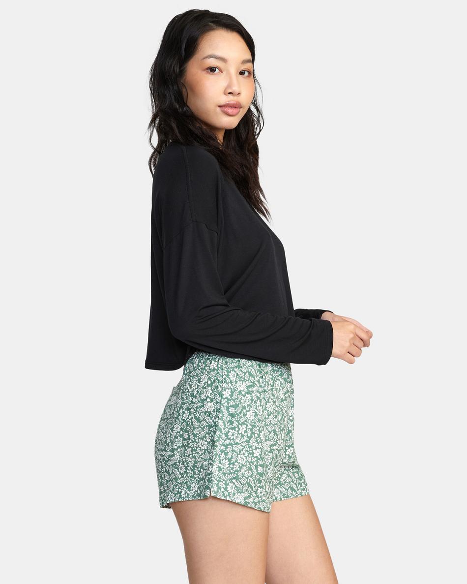 Palm Rvca Sawyer Print Elastic Waist Women's Skirts | LUSSX19150