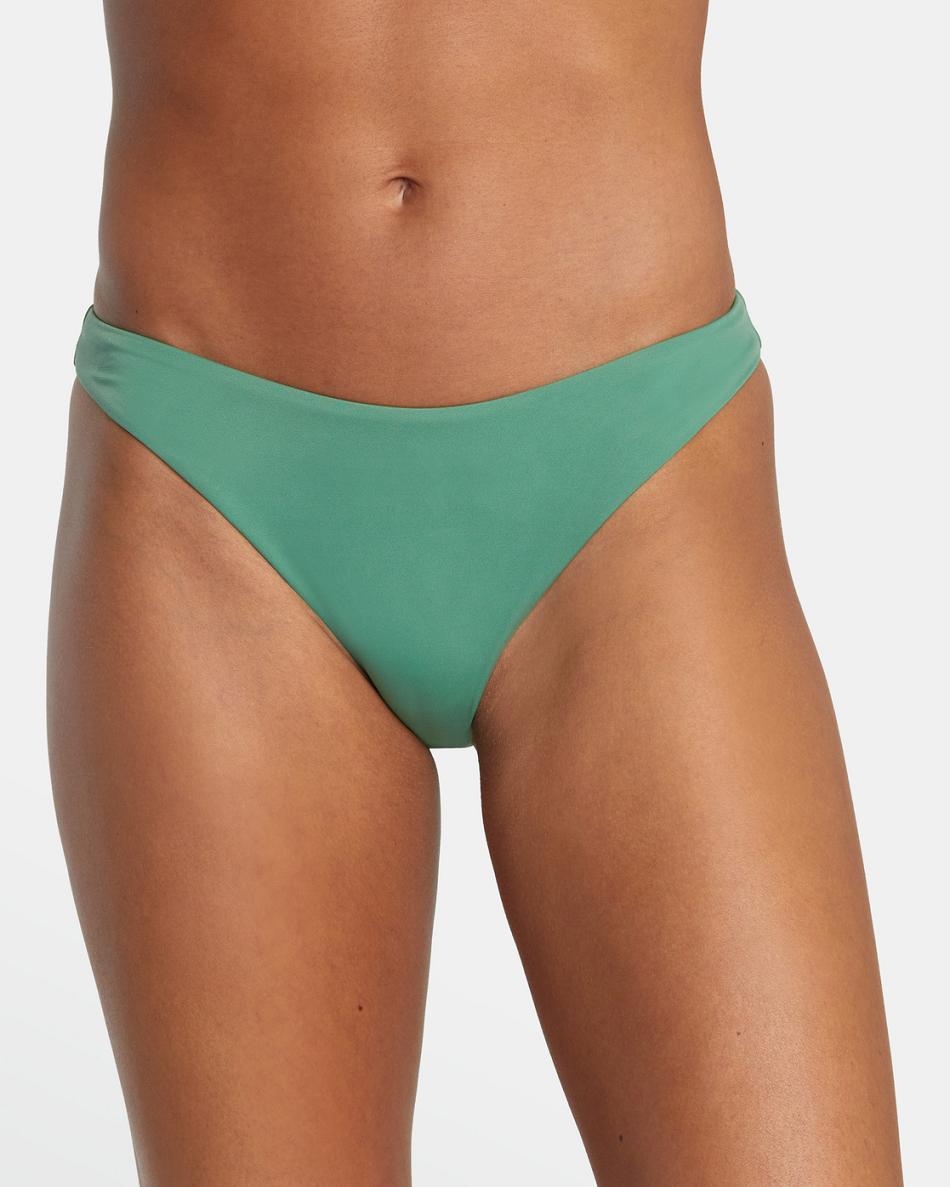 Palm Rvca Solid French Women's Bikini Bottoms | USIIZ99429