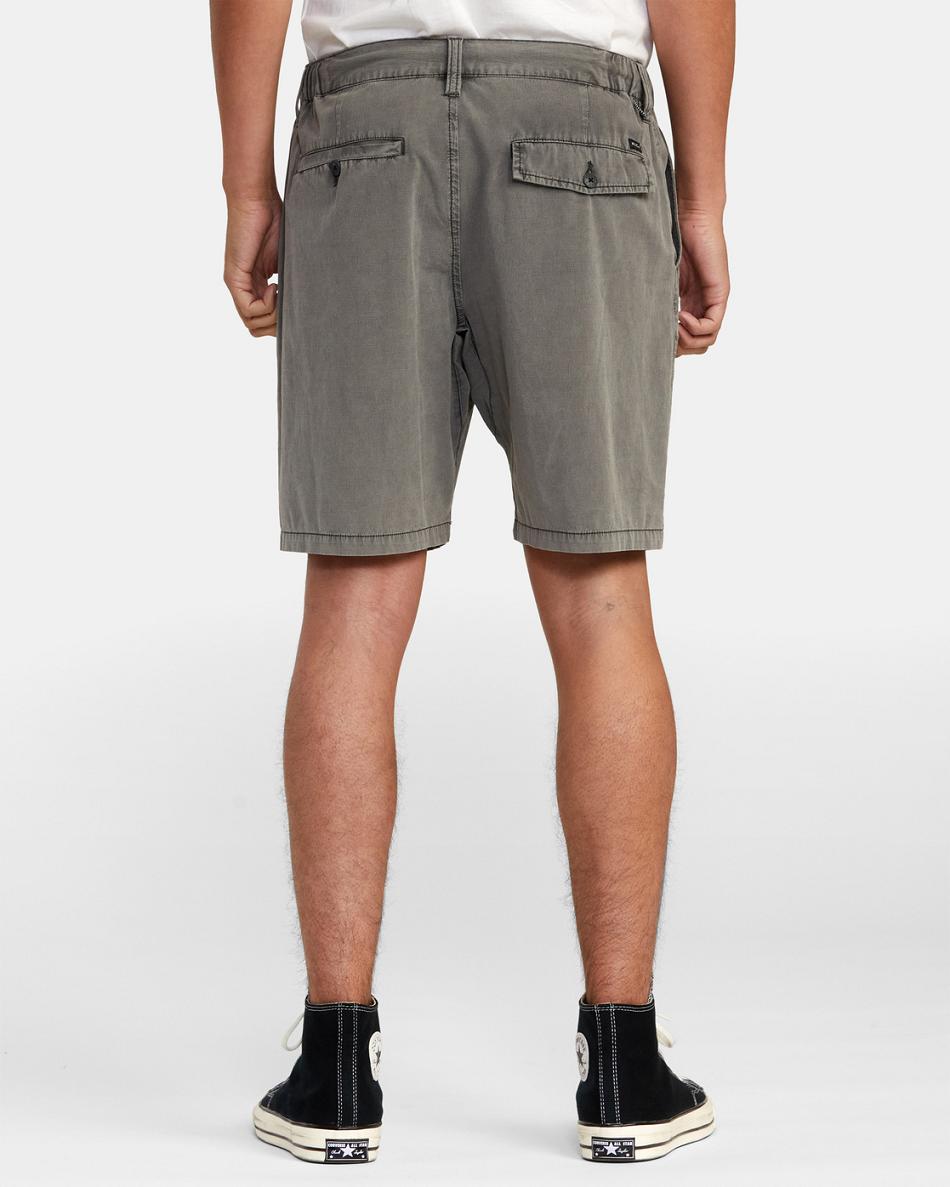 Pirate Black Rvca All Time Coastal Rinsed Hybrid 19 Men's Shorts | BUSSO28864