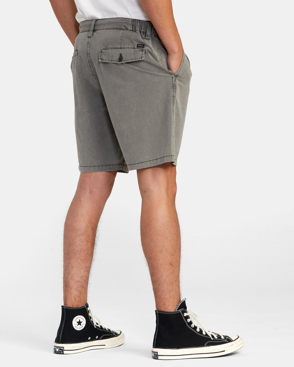 Pirate Black Rvca All Time Coastal Rinsed Hybrid 19 Men's Shorts | BUSSO28864