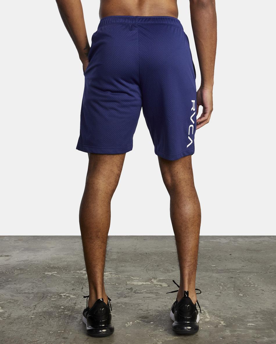 Purps Rvca Mesh II Elastic 19 Men's Shorts | XUSBH40027