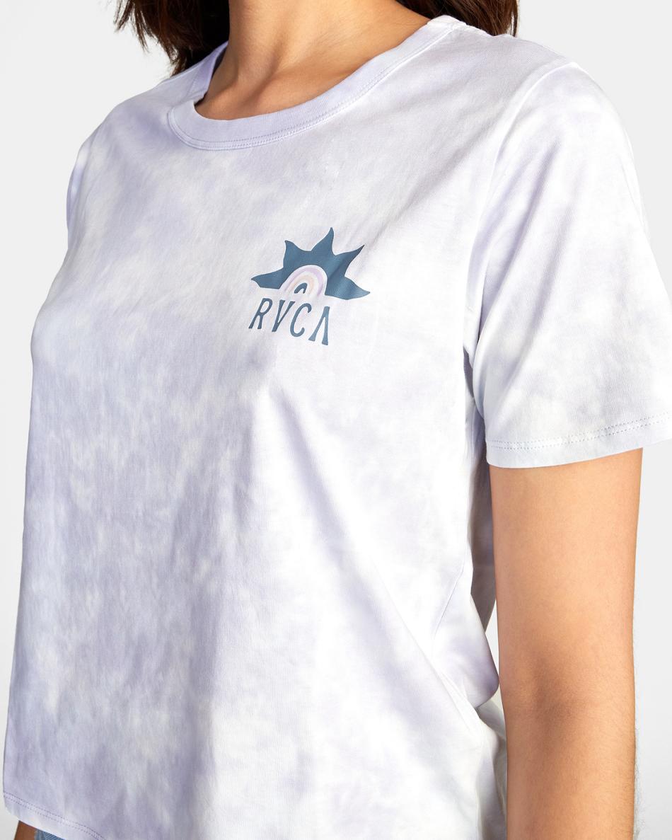 Skyway Rvca Hawaii Sunrise Boxy Women's T shirt | LUSSX31672