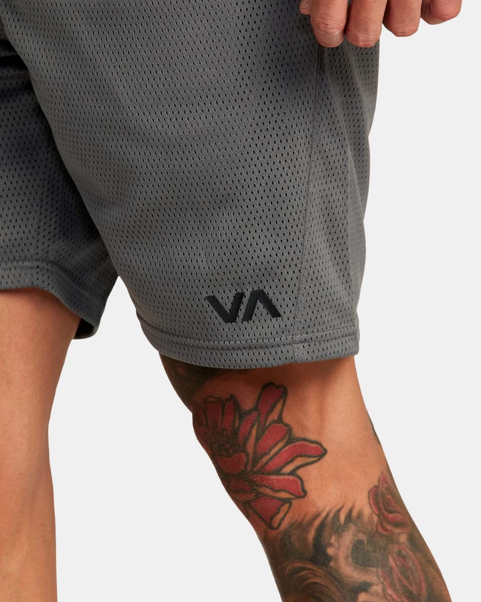 Smoke Rvca MESH SPORT SHORT 17 Men's Shorts | USDFL85310