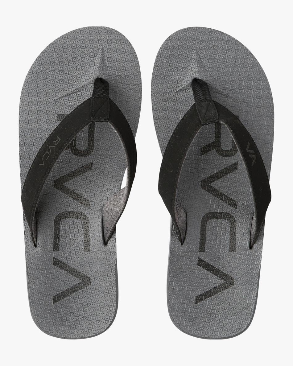 Smoke Rvca Subtropic Men\'s Sandals | QUSWA77053