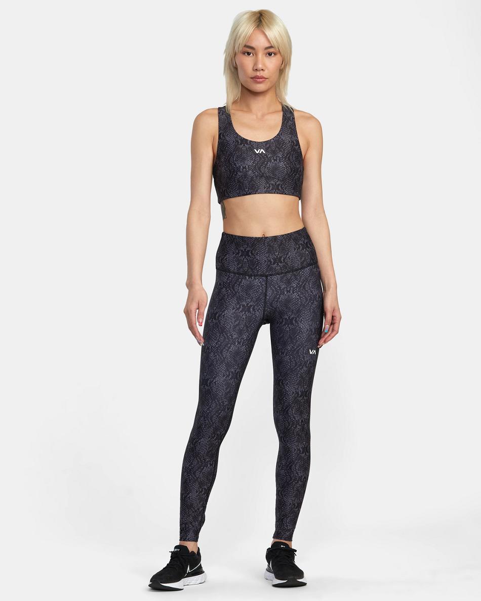 Snake Rvca VA Essential Workout Women's Leggings | FUSUI27096