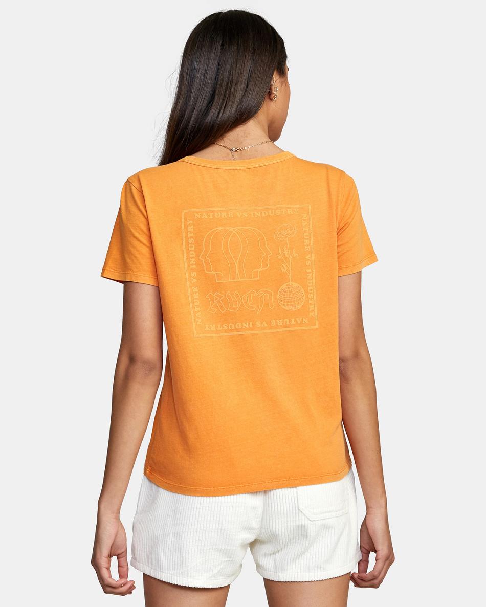 Sunbeam Rvca Here Now Slim Women's T shirt | USZPD93479