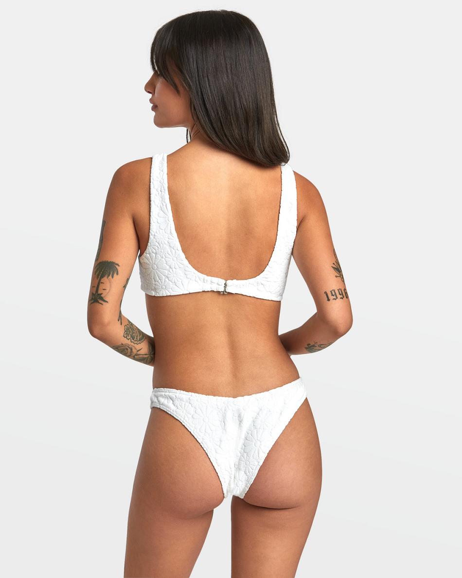 Whisper White Rvca Dolly Women's Bikini Tops | USCVG74061