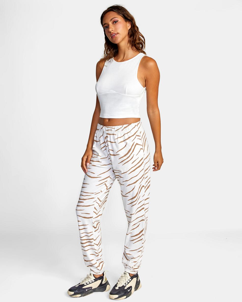 Wood Rvca Test Drive Sweatpants Women's Loungewear | USXBR92497