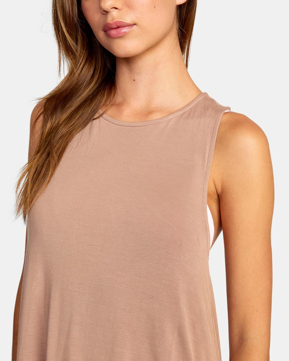 Wood Rvca Tripped Up Women's Cover ups | MUSFT75729
