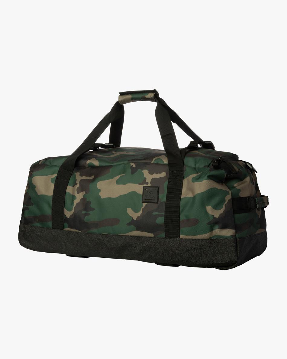 Woodland Camo Rvca Skate 50L Large Duffel IV Men's Bags | USXMI98259