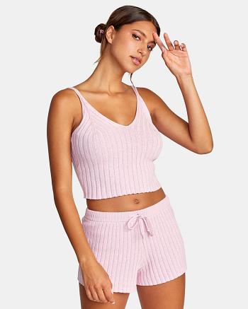Bella Rvca For The Record Cropped Women's Tanks | USZPD22290