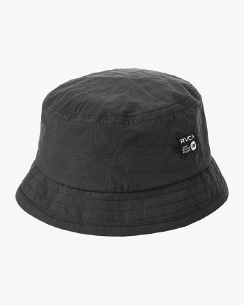 Black Rvca ANP Bucket Men's Hats | USEGJ97324