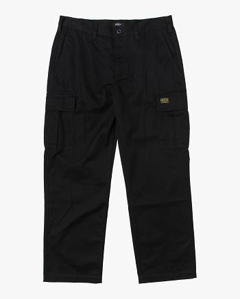 Black Rvca Americana Cargo Men's Pants | USXMI42284