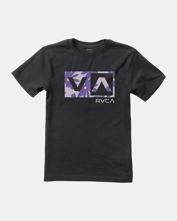 Black Rvca Balance Box Boys' Tanks | MUSHR37026