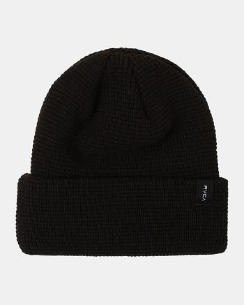 Black Rvca Dayshift Men's Hats | USIIZ85332