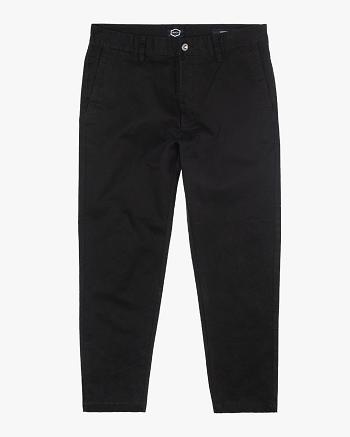 Black Rvca HITCHER Men's Pants | USNZX19304