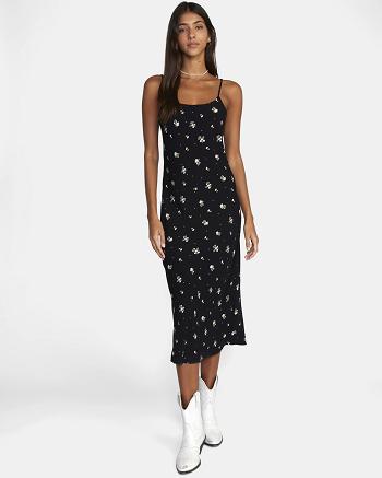 Black Rvca Maiden Women's Dress | AUSWC77480