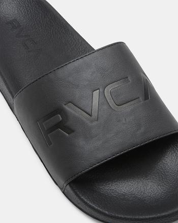 Black Rvca RVCA Sport Men's Sandals | USQCS86082