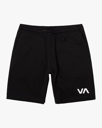 Black Rvca Sport Elastic IV 19 Men's Shorts | PUSER55498