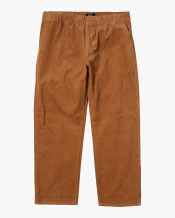 Camel Rvca Americana Elastic Cord Men's Pants | USEGJ42873
