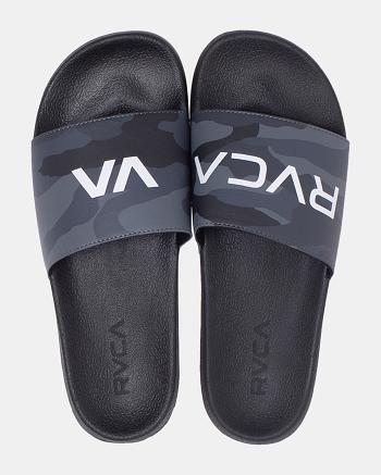 Camo Rvca RVCA Sport Men's Sandals | SUSNY39556