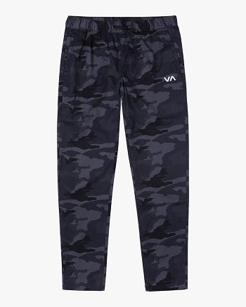 Camo Rvca Spectrum Track III Men's Pants | QUSWA81996