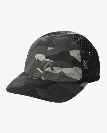 Camo Rvca Vent Strapback Men's Hats | USDYB23428