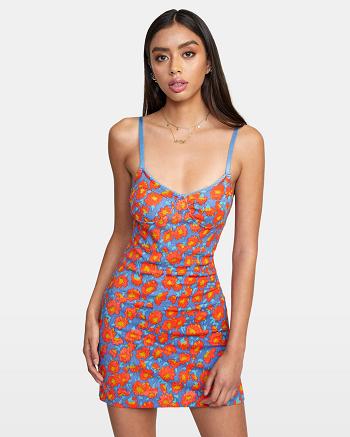 Cobalt Rvca Just Friends Women's Dress | MUSFT24536