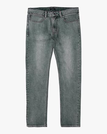 Dark Vintage Rvca Daggers Denim Men's Jeans | QUSWA29321